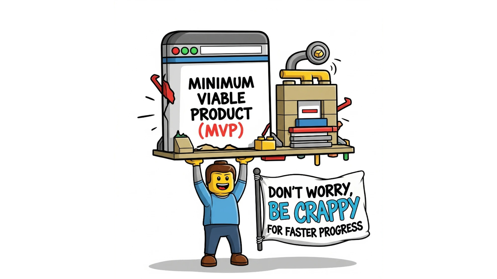 Minimum Viable Product (MVP): Don’t Worry, Be Crappy for Faster Progress