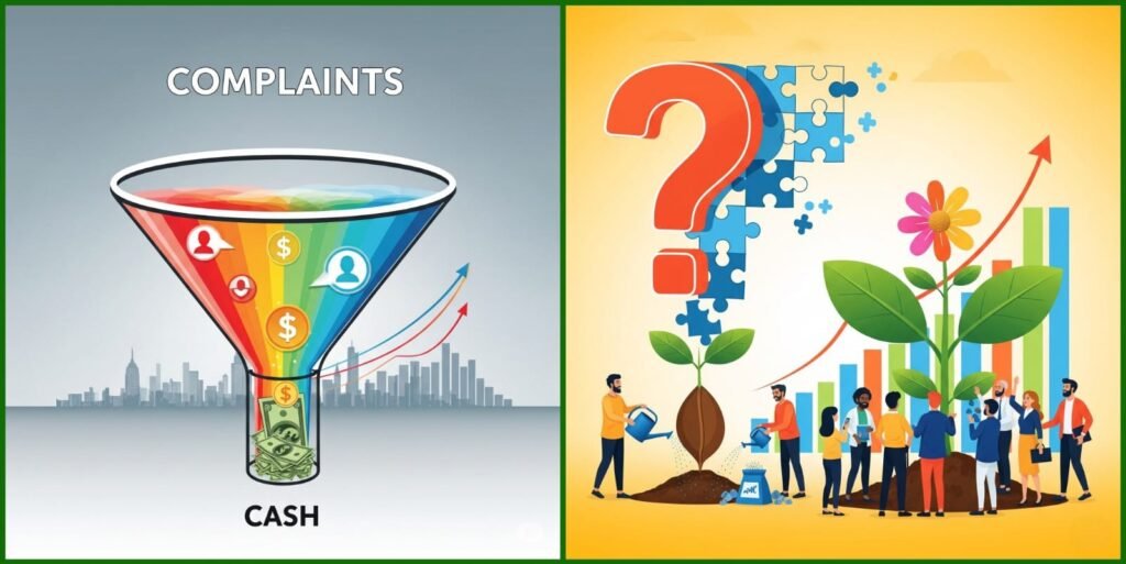 complaints are a opportunity to get cash-Just solve them