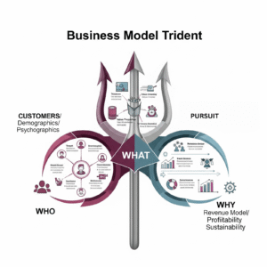 Business Model Trident Canvas Printable PDF A4/US Letter