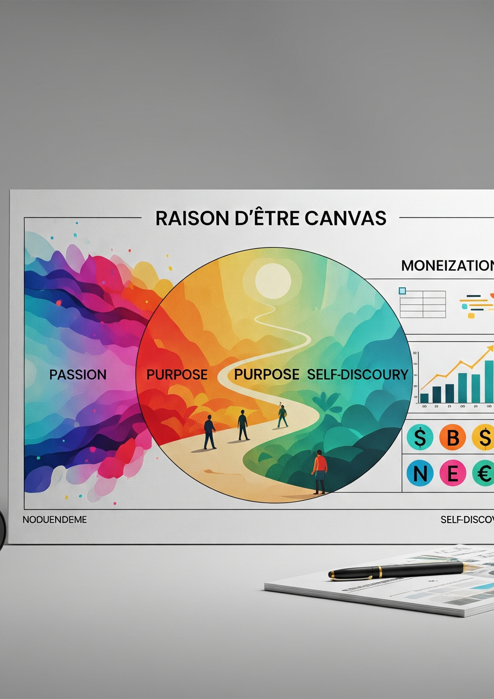 Raison d'Être Canvas Printable PDF A4/US Letter